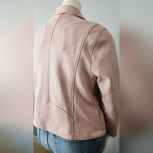 [X & 1X] NWT DEX Plus Moto Jacket - Pink Petal - Picture 15 of 16